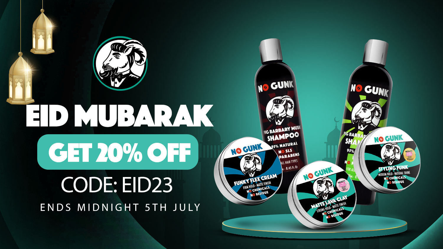 NO GUNK - 100% Natürliches Haarwachs, Matt Clay und Haarprodukte